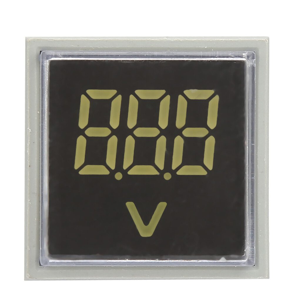 60-500V Ac Voltage Indicator Digital Voltmeter White, 50X28x20mm 9381334700134