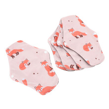 5 packs de lingettes en tissu au charbon de bambou M T01 18x25cm