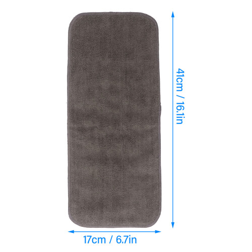 Confezione da 2 Pannolini in Microfibra a 4 Strati 17x41 cm Nero 1
