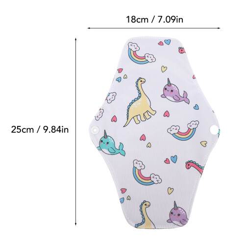 B20 5 pezzi M 18x25cm Assorbente intimo impermeabile stampato 1