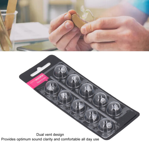 20 pièces de dômes en silicone transparents Minifit 6 mm 2
