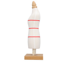 Manichino da sartoria stile 2, 12.2 pollici, piano da tavolo in tela beige