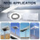 Gen3 V3 Satellitenkabel 4.6m/15ft 2000Mbps IP68 7