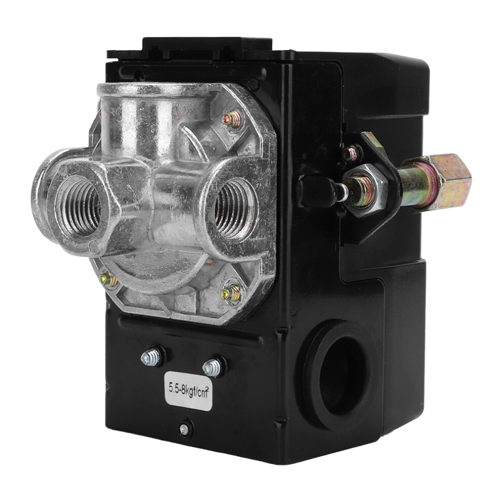 220V G1/4" 4 Hole Pressure Switch Valve 75-120Psi For Efficient Air Compressors 8401334709911