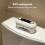 Sciacquatore automatico per WC 2000mAh 15x6x6.5cm bianco 2