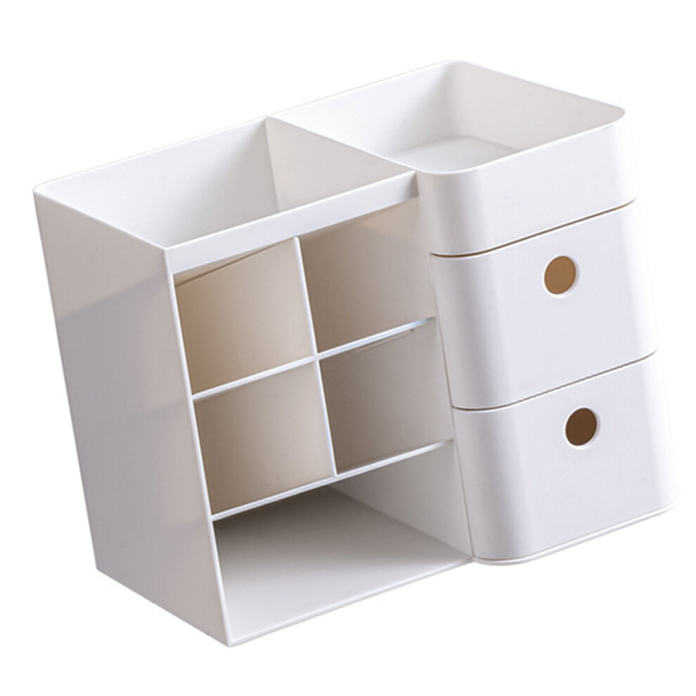 Modern Desktop Storage Box with Slant Insert 8.5x5.8x3.6 inches Blue-image-OPC-PJD7RSW-NEW