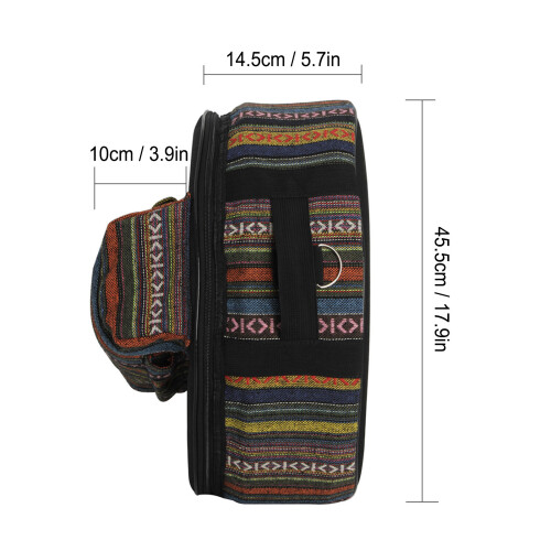 Thickened Oxford Snare Drum Storage Bag with Shoulder Straps 1