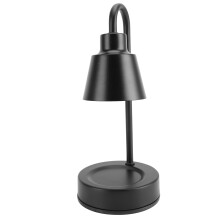 50W Dimmbare Vintage-Kerzenwärmerlampe mit Timer, Schwarz, EU-Stecker