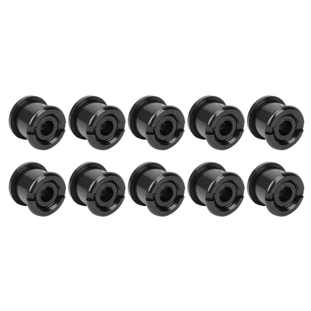 10Pcs Aluminium Alloy Chainring Bolts For Mountain & Road Bikes Black 4201334713796