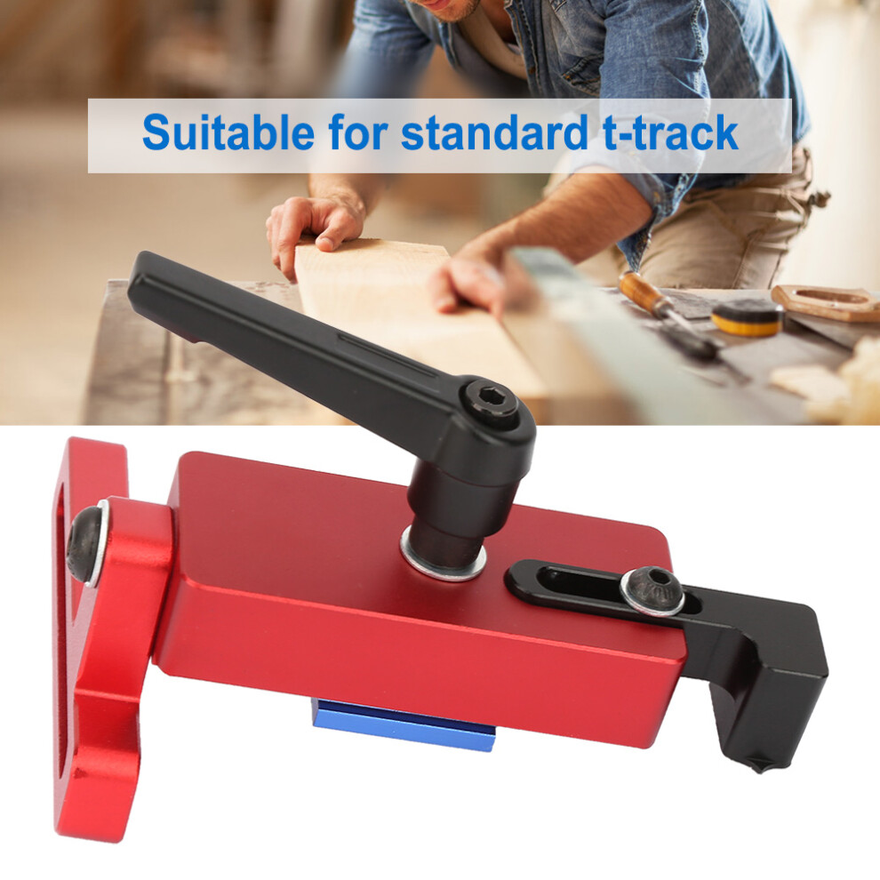 Woodworking Miter Track Stop - 45 Types Precise Length Limiter For Craftsmen 7891334714342