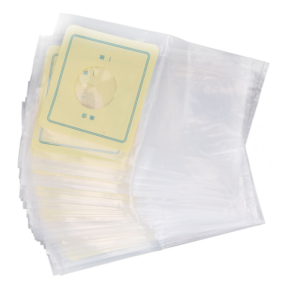 50pcs Plastic Leakproof Odor-Resistant Colostomy Bags, 20.5x12cm