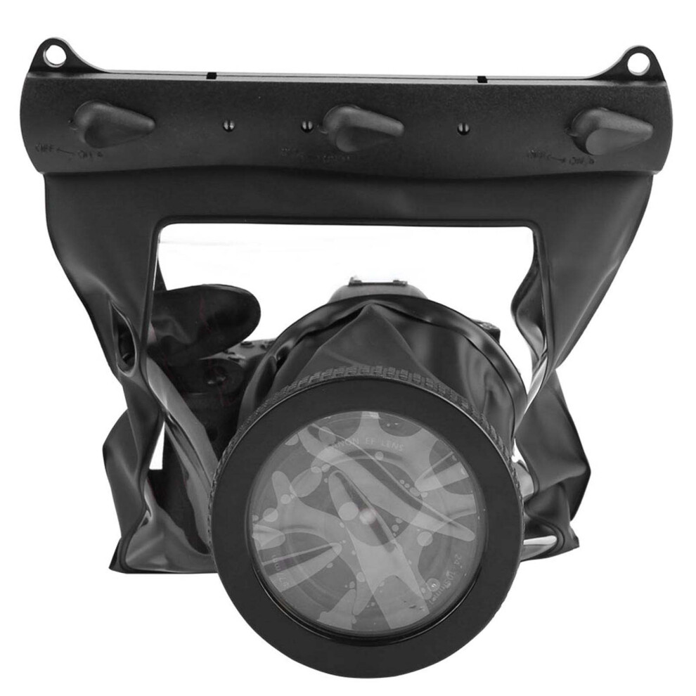 Tteoobl Underwater Waterproof Dving Case Bag 20M For Nikon Dslr Cameras Uk Black 7891334716148