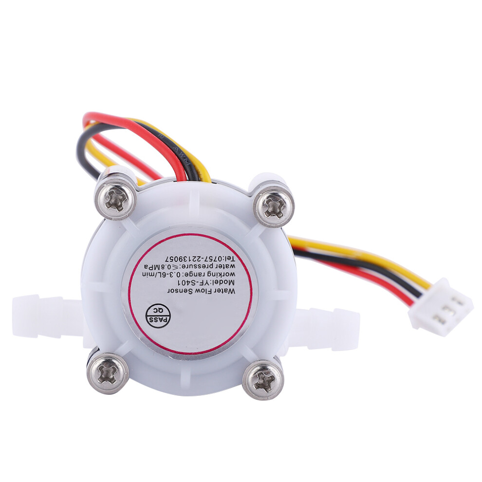 1Pcs Water Hall Flow Effect Sensor Control Flowmeter With Barb Joint 9421334716411