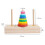 10 Ringe - Holz-Turm-Puzzlespiel, Groß 2