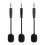 3PCS 3.5mm Adjustable Flexible Mini Microphones for PC/Phone, 100mm Black 6