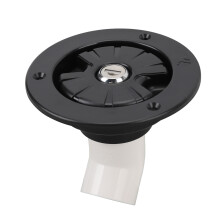 78mm RV Edelstahl Schwerkraft-Wasseranschluss, verschließbar, staubdicht, lecksicher, Klappe
