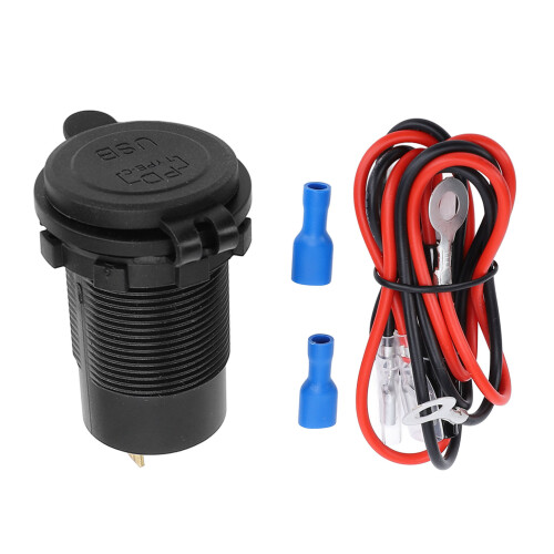 Presa per auto impermeabile da 12V 65W USB-C PD3.0+QC3.0 2P 2