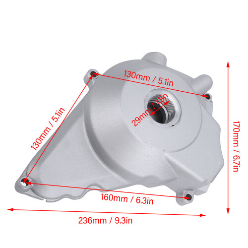 Magneto-Stator-Motorabdeckung 50cc-125cc Stahl 1