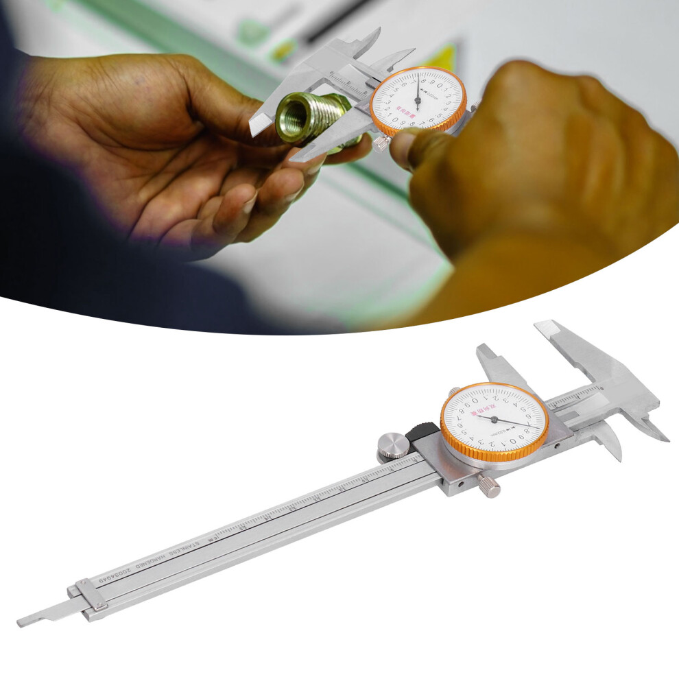 Stainless Steel Dial Caliper Vernier 0.02Mm, 0Â150Mm Manual Measuring Tool 4621334719831