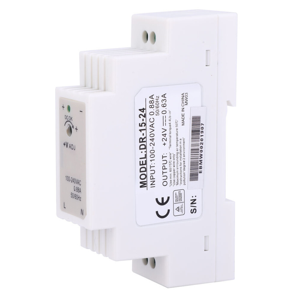 Compact Dr-15-24 15W 24V Din Rail Power Supply For Industrial Control 4981334720627