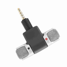 Adjustable.3.5mm Mini Stereo Mic for Video PC & Mobile Recording