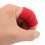40 Stück Fingerhüllen elastisches Nylon rot/blau/schwarz 5