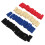 40 Stück Fingerhüllen elastisches Nylon rot/blau/schwarz 6