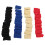 40 Stück Fingerhüllen elastisches Nylon rot/blau/schwarz 1