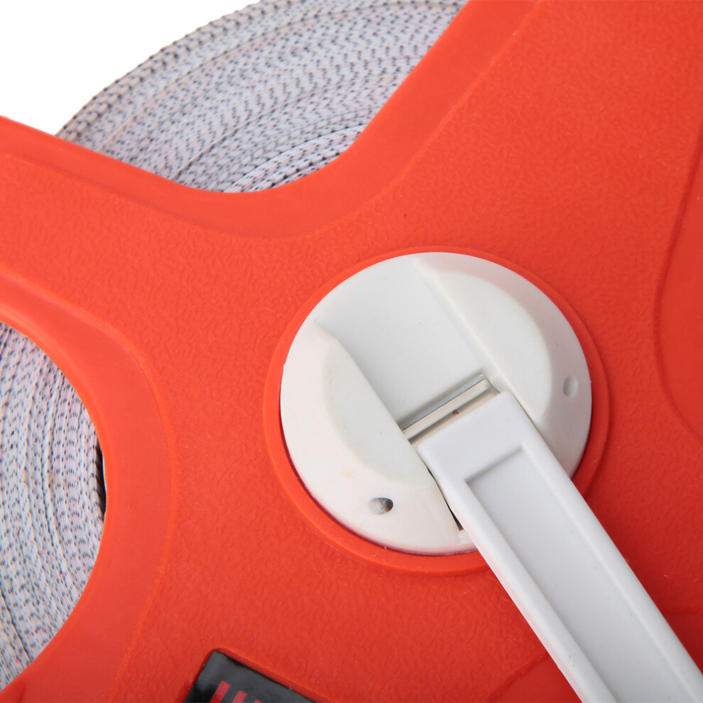 50M Thickened Hand Plastic Open Reel Tape Measure Ruler Tool 9411334723625