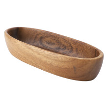 Vassoio a forma di barca 29.5cm/11.6in 200-265g noce