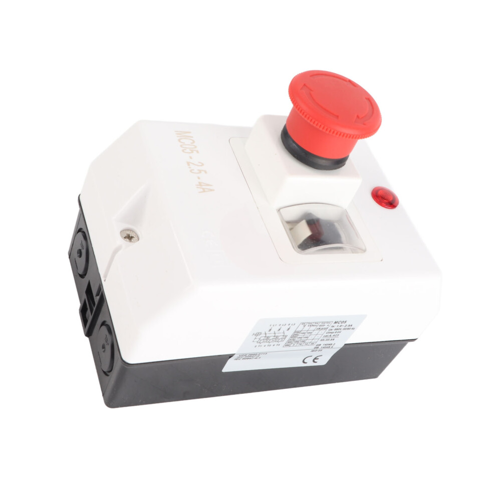Waterproof Motor Protector Circuit Breaker 2.5-4A Ip55 With Emergency & Signal 230-690V 4101334724429