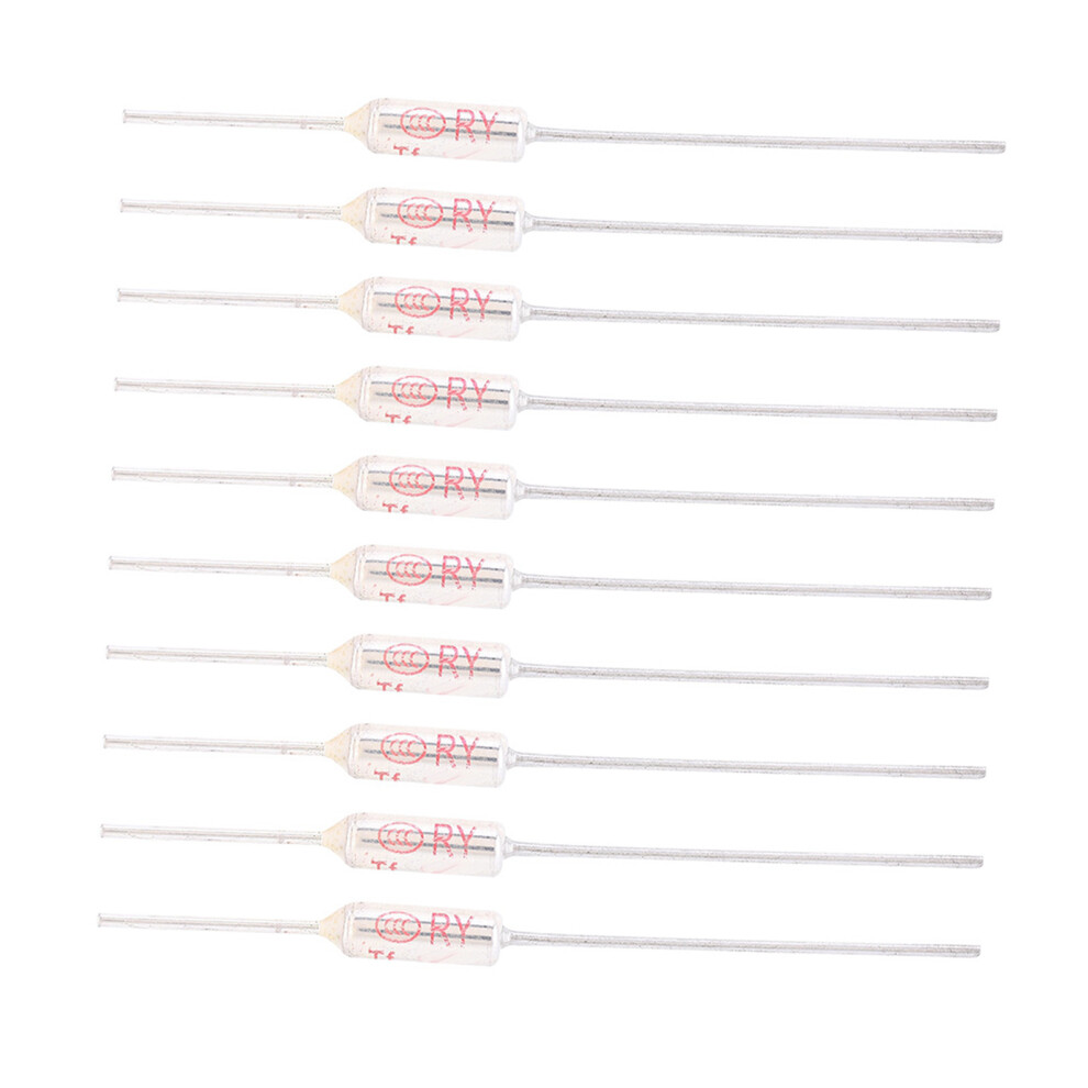 Reliable 10Pcs 250Vac 10A Metal Thermal Fuse 72-250 Cutoff 4031334724245
