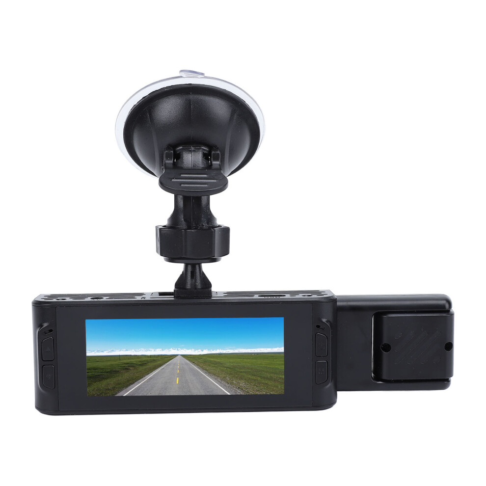 3-Lens 1080P Dash Cam With Wifi Night Vision 3.16" Wide Angle Loop Recording 8221334726714