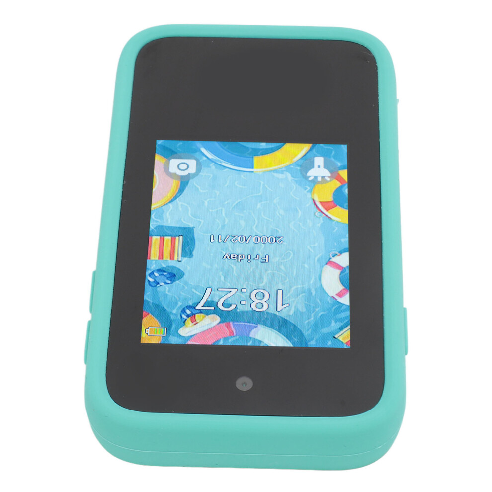 Kids Smart Phone Toy 2.8" Touchscreen Educational Mp3 Mp4 Recorder Green 3061334726872
