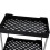Breiter Rollwagen 4 Ebenen schwarz 35x21x85 cm 10