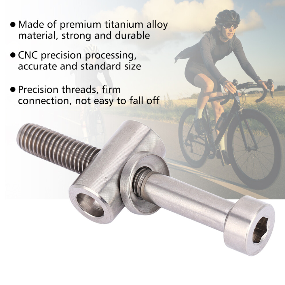 Cnc Precision M5x40mm Titanium Bolt - Durable Bicycle Seatpost Screw 8431334727394