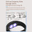 CES Microcurrent Sleep Aid Wristband – Blue, 3 Modes, 6 Levels 6