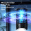 Portable 2-in-1 Camping Light & 2000V Bug Zapper, 3600mAh IPX5 5