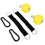 Lightweight Yellow Pull Up Ball with Non-Slip Elastic Plastic Grip 16