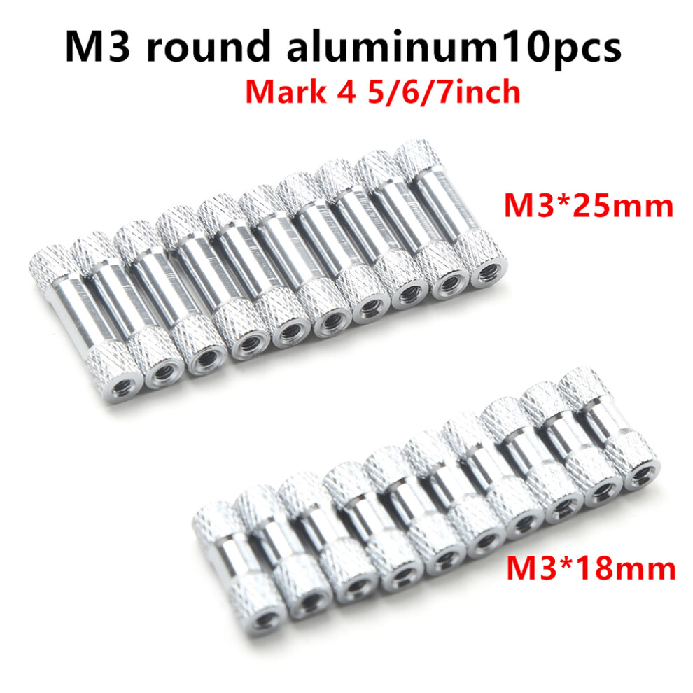 10 Pack Silver M325mm Aluminum Spacer Standoff For Drone Frames 4651334729622