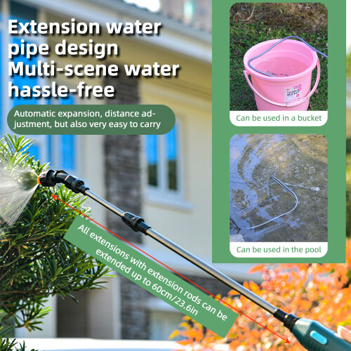 Edelstahl-Wasserlanze Sprayer 2400mAh 40-60cm 1