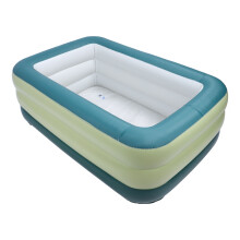 Inflatable Pool for Kids & Adults PVC 3-Layer 184L Above Ground Summer Fun 8 ft