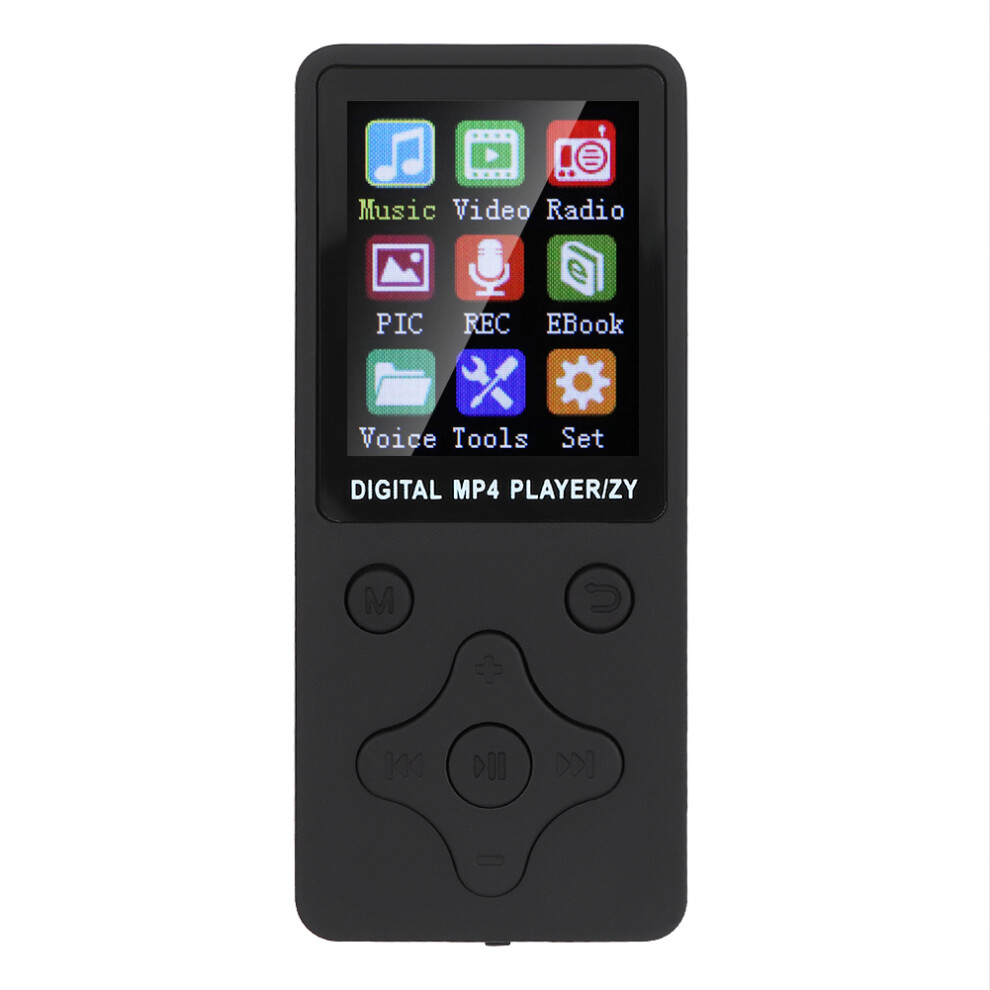 T1 Music Mp3 Mp4 Player 8G Bluetooth 32G Support Rhombus Buttons Black 9341334734713