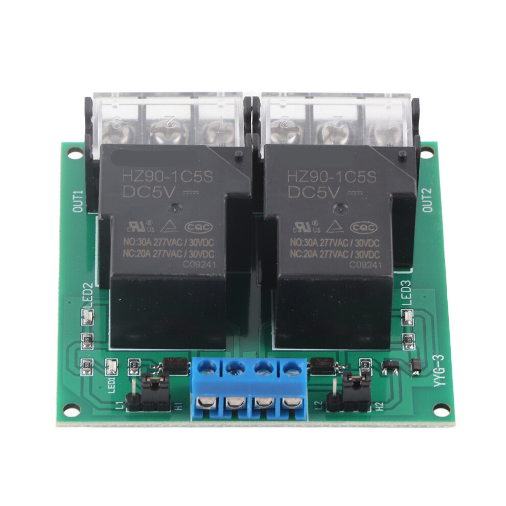 Yyg-3 30A High Power Relay Module Dual Trigger 5V Optocoupler Isolation 4261334736492