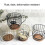 Large Capacity Iron Coffee Pod Holder with Wooden Base, Black 4