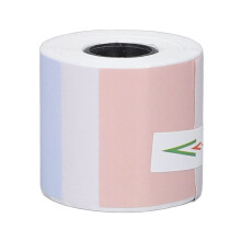 Rund thermoaufkleber 30x30mm selbstklebend Rolle mit 160 Blatt