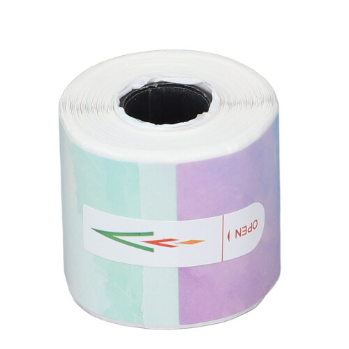 Runde Thermoetiketten 30x30mm bunt 160 Blatt 2