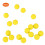 Yellow EVA Soft Bullets (100PCS) for Toy Gun Long Range Shots 7