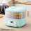 Adjustable Temp Food Dehydrator Machine, 6 Trays, 200W, 72H Timer 12