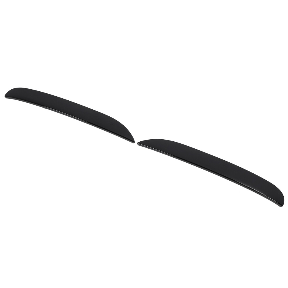 Front Bumper Grille Molding Trim Set Gloss For 7 Series F01 F02 F04 2008-2015 Black 9431334740590